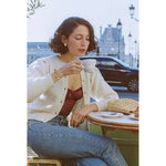 Parisian Pause Tarnish-resistant Silver Charms Bracelet Set In 14K Gold Plated (Includes bracelet and all charms shown)