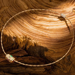 Sterling Silver Vespera Amulet Charms Necklace Set In 14K Gold Plated