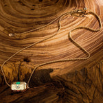 Sterling Silver Vespera Amulet Charms Necklace Set In 14K Gold Plated