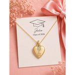 Personalized Engravable Sterling Silver Infinity Symbol Heart Necklace In 14K Gold Plated, "Forever Love" Sentimental Gift for Her