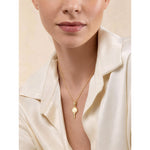 Personalized Engravable Sterling Silver Key Necklace In 14K Gold Plated, Customizable Gift for Her