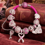 Sterling Silver Timeless Love Charm Bracelet Set (Includes Bracelet And All Charms Shown)