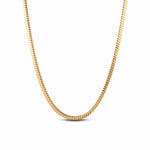 Sterling Silver Flexible Snake Chain Necklace In 14K Gold Plated