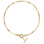 Sterling Silver Chain Necklace In 14K Gold Plated