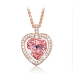 Exclusive Gift Offer: Spend $99+ to Get This Rosy Swarovski Crystal Heart Pendant Necklace with Rose Gold Plating for FREE (Ships With Order, No Need to Add to Cart)