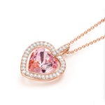 Exclusive Gift Offer: Spend $99+ to Get This Rosy Swarovski Crystal Heart Pendant Necklace with Rose Gold Plating for FREE (Ships With Order, No Need to Add to Cart)