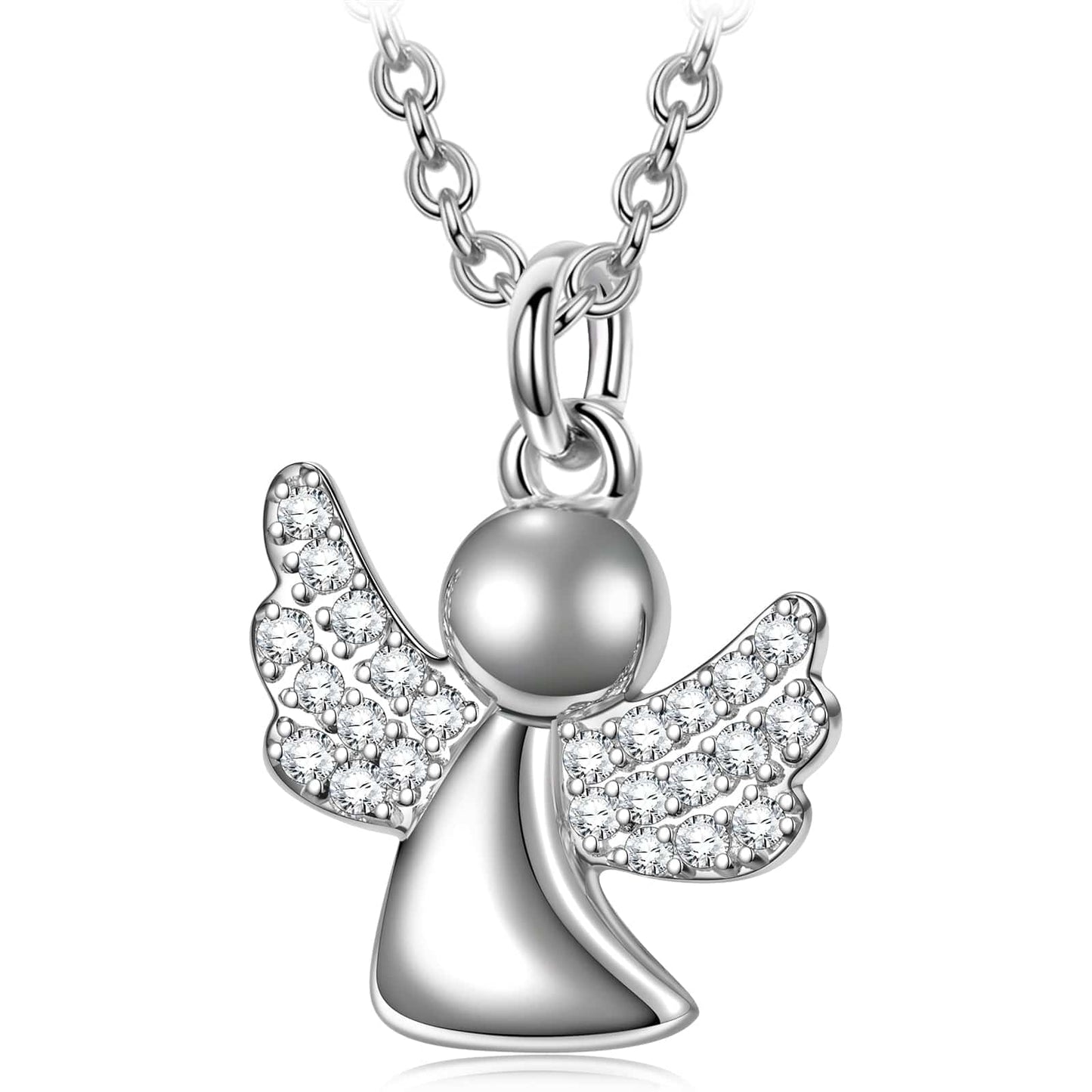 Pamper Fan Exclusive: Spend Over $99 In A Single Purchase To Get This Sterling Silver Little Angel Necklace In White Gold Plated For FREE - (Ships With Order, No Need To Add To Cart)