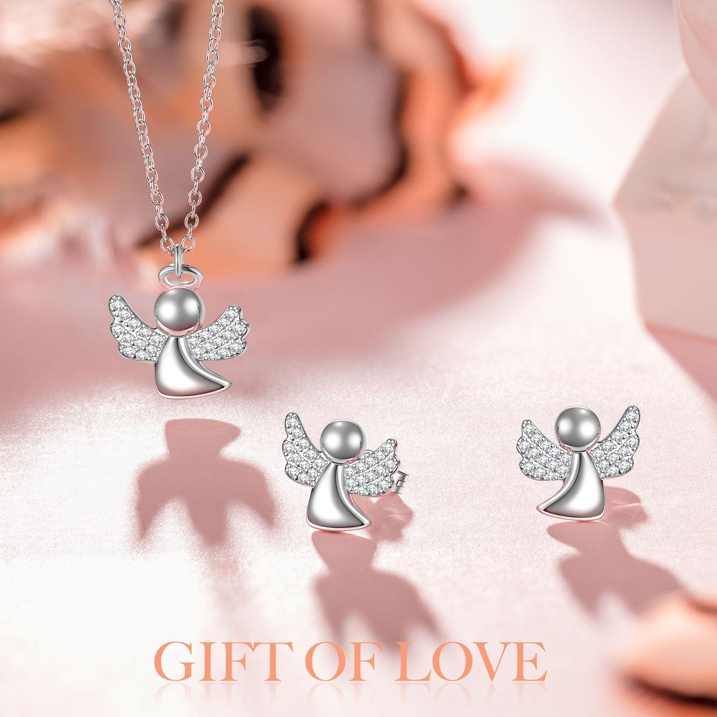 Pamper Fan Exclusive: Spend Over $99 In A Single Purchase To Get This Sterling Silver Little Angel Necklace In White Gold Plated For FREE - (Ships With Order, No Need To Add To Cart)