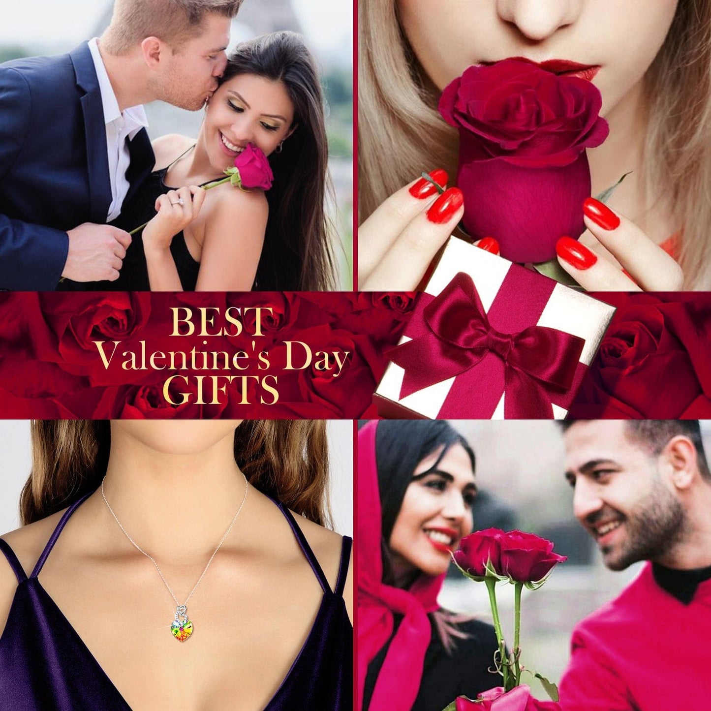 Christmas Exclusive: Spend Over $99 In A Single Purchase To Get This Sterling Silver Sunshine Heart Necklace In White Gold Plated For FREE - Created With Swarovski® Crystals - (Ships With Order, No Need To Add To Cart)