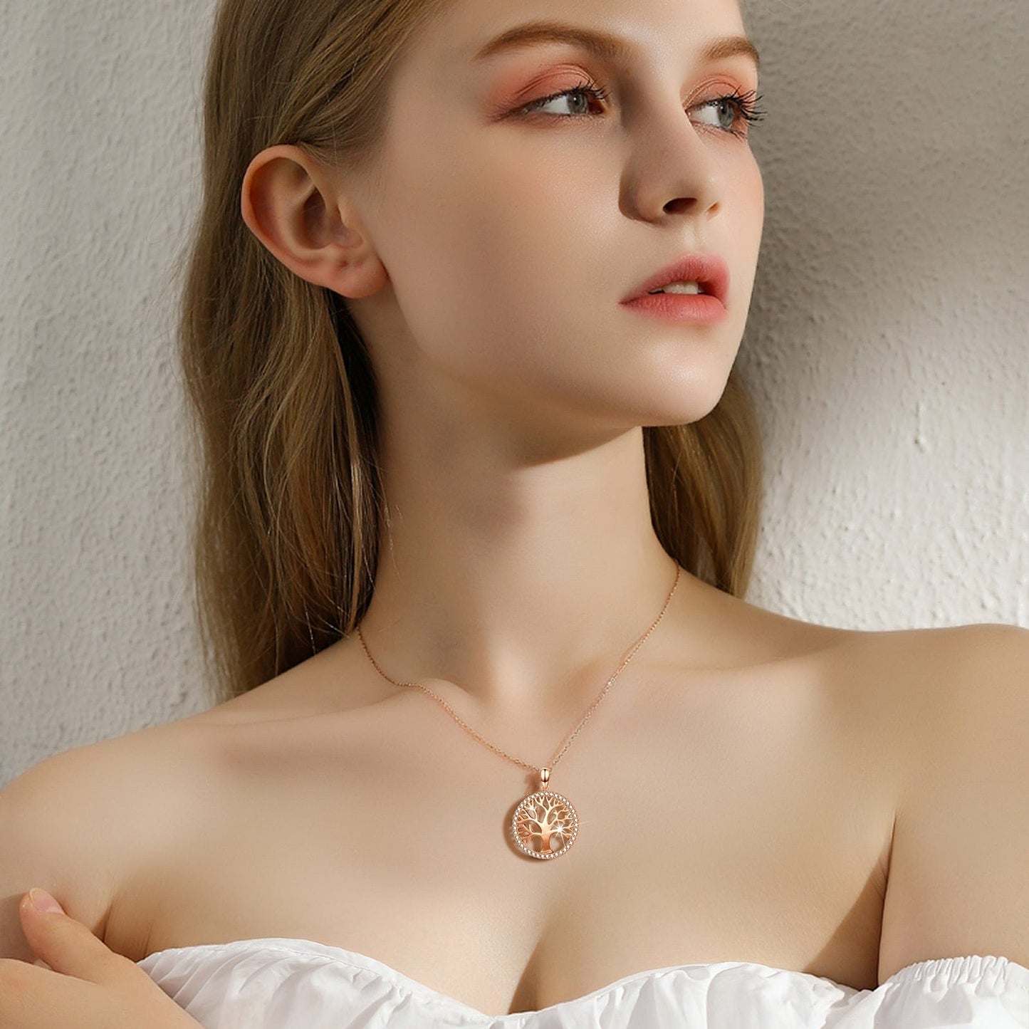 Christmas Exclusive: Spend Over $350 In A Single Purchase To Get This Sterling Silver Tree of Life Necklace and Earrings Set In Rose Gold Plated For FREE - (Ships With Order, No Need To Add To Cart)