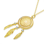 Limited Offer: Purchase Any Pre-made Charms Bracelet Set or Charms Necklace Set from Dream Catcher Forever Collection To Get This Dreamcatcher Necklace In 14K Gold Plated For FREE - (Ships With Order, No Need To Add To Cart)