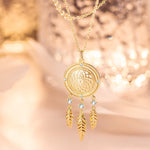 Limited Offer: Purchase Any Pre-made Charms Bracelet Set or Charms Necklace Set from Dream Catcher Forever Collection To Get This Dreamcatcher Necklace In 14K Gold Plated For FREE - (Ships With Order, No Need To Add To Cart)