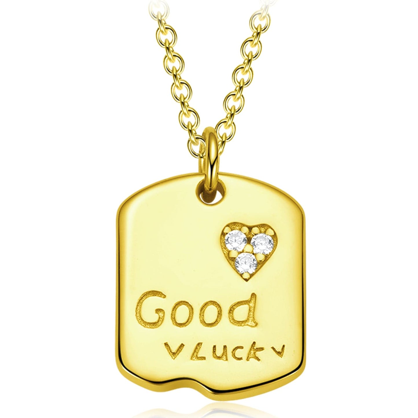 48-Hour Galentine's Day Exclusive: Free Heartfelt Luck Necklace In 14K Gold Plated (Ships With Order, No Need To Add To Cart)