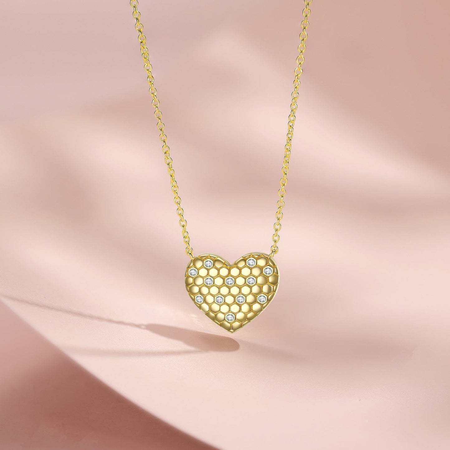 Pamper Fan Exclusive: Spend Over $200 In A Single Purchase To Get This Sterling Silver Love Heart Necklace and Earrings Set In 14K Gold Plated For FREE - (Ships With Order, No Need To Add To Cart)