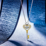 Pamper Fan Exclusive: Spend Over $300 In A Single Purchase To Get This Sterling Silver Heart Key Necklace and Bracelet Set In Two-Tone Plating For FREE - (Ships With Order, No Need To Add To Cart)