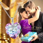 Christmas Exclusive: Spend Over $500 In A Single Purchase To Get This Sterling Silver Ocean's Heart Necklace and Bracelet and Earrings Set In White Gold Plated For FREE - (Ships With Order, No Need To Add To Cart)