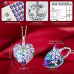 Christmas Exclusive: Spend Over $500 In A Single Purchase To Get This Sterling Silver Ocean's Heart Necklace and Bracelet and Earrings Set In White Gold Plated For FREE - (Ships With Order, No Need To Add To Cart)