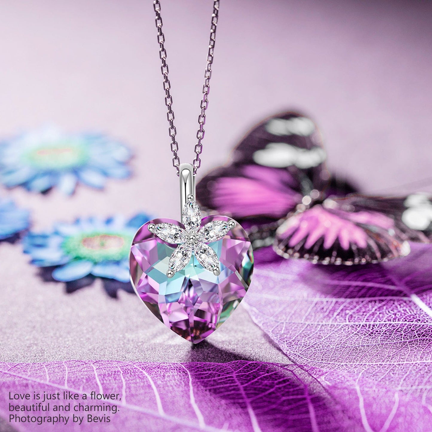 Christmas Exclusive: Spend Over $500 In A Single Purchase To Get This Sterling Silver Ocean's Heart Necklace and Bracelet and Earrings Set In White Gold Plated For FREE - (Ships With Order, No Need To Add To Cart)