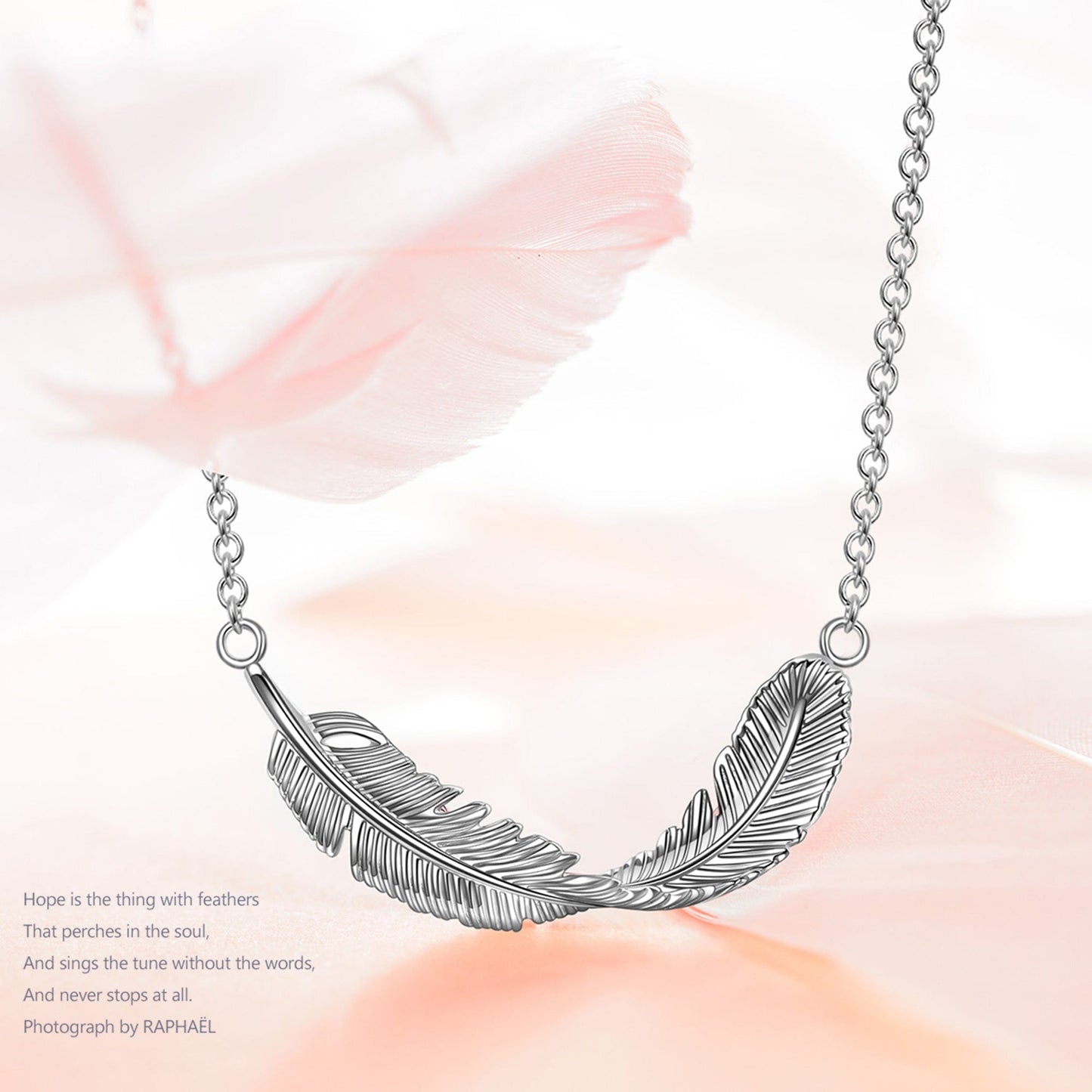 Pamper Fan Exclusive: Spend Over $200 In A Single Purchase To Get This Sterling Silver Silver Feather Necklace In White Gold Plated For FREE - (Ships With Order, No Need To Add To Cart)