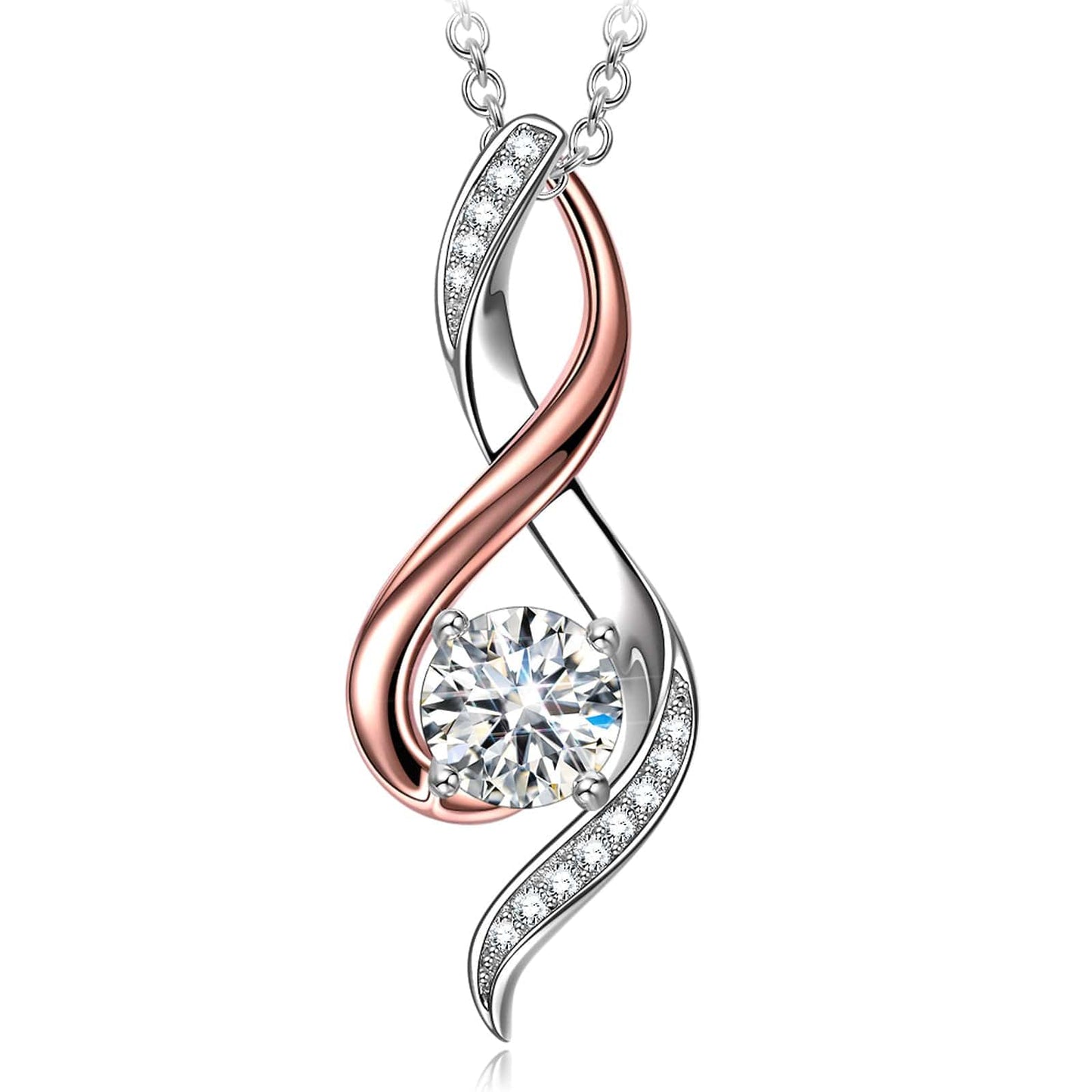 Pamper Fan Exclusive: Spend Over $200 In A Single Purchase To Get This Sterling Silver Infinite Necklace and Earrings Set In White Gold Plated For FREE - (Ships With Order, No Need To Add To Cart)