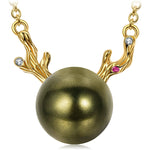 Christmas Exclusive: Spend Over $200 In A Single Purchase To Get This Sterling Silver Festive Reindeer Necklace In 14K Gold Plated For FREE - (Ships With Order, No Need To Add To Cart)