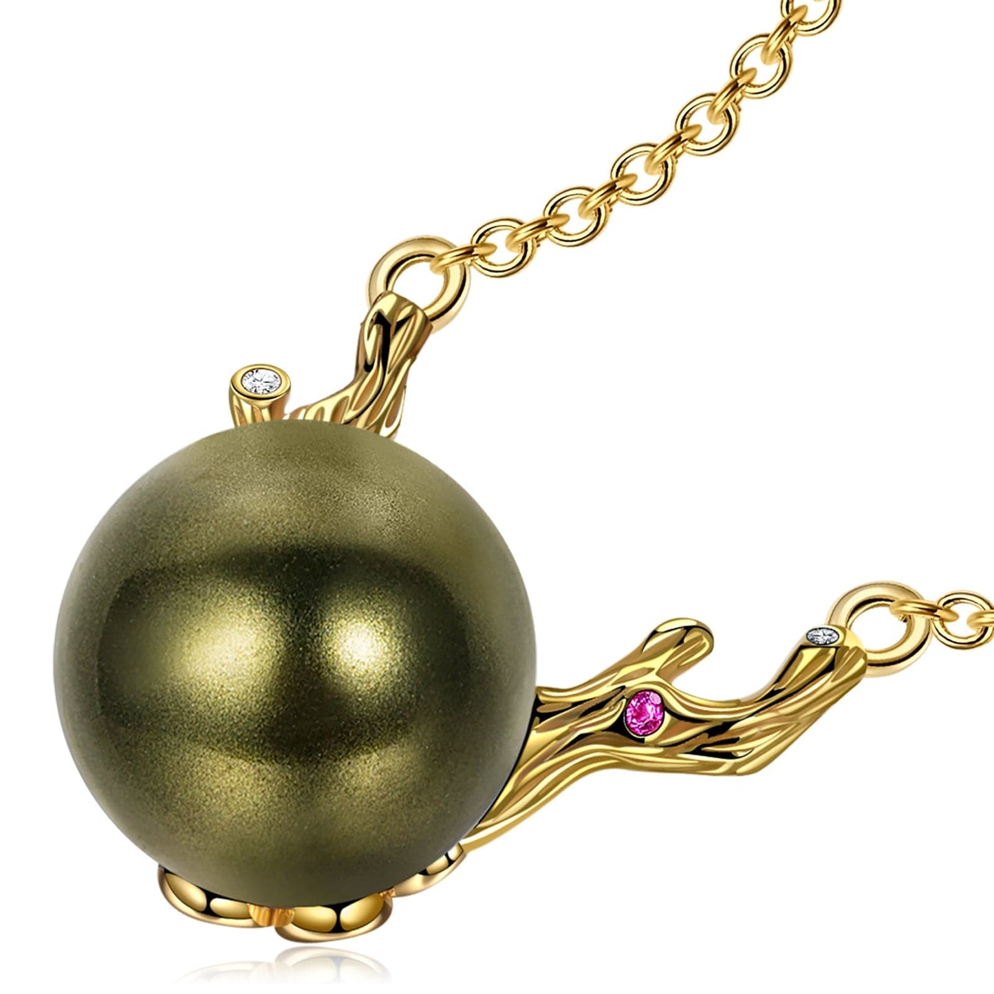 Christmas Exclusive: Spend Over $200 In A Single Purchase To Get This Sterling Silver Festive Reindeer Necklace In 14K Gold Plated For FREE - (Ships With Order, No Need To Add To Cart)