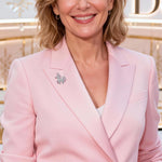 Mystic Unicorn Tarnish-resistant Silver Brooch In White Gold Plated