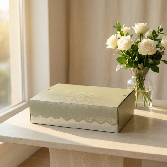 gona- Featured Packaging Upgrade: Silver Foil Stamped Outer Box