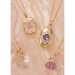 The Meaning of a Locket Necklace — Memorial Keepsake Gift, Holds 4 Photos, Created With SWAROVSKI® Crystals