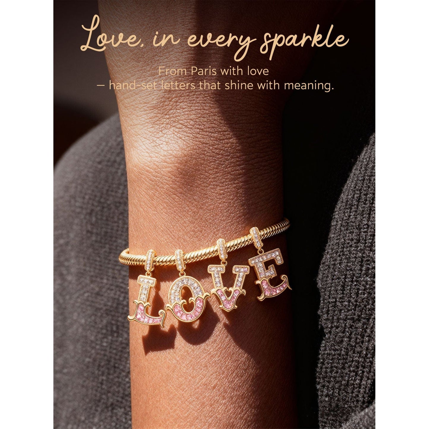 Letter Z Tarnish-resistant Silver Dangle Charms In 14K Gold Plated