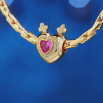 My Sweetie Tarnish-resistant Silver Charms In 14K Gold Plated