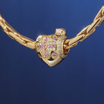 Cross of Healing Tarnish-resistant Silver Charms In 14K Gold Plated