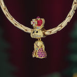 King's Blessing Tarnish-resistant Silver Charms With Enamel In 14K Gold Plated