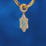 Fluffy Snowflake Tarnish-resistant Silver Charms In 14K Gold Plated