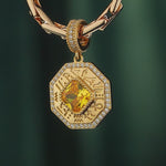 Helios Guardian Tarnish-resistant Silver Dangle Charms In 14K Gold Plated