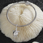 Serene Turtle Tarnish-resistant Silver Dangle Charms In White Gold Plated