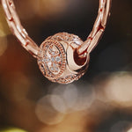 Rose Gold Amulet Tarnish-resistant Silver Charms In Rose Gold Plated