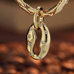 Parisian Brew Tarnish-resistant Silver Dangle Charms In 14K Gold Plated