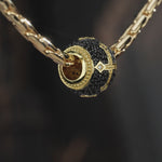 XL Size Imperial Faith Tarnish-resistant Silver Charms In 14K Gold Plated For Men