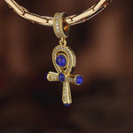 Scepter of Light Tarnish-resistant Silver Dangle Charms In 14K Gold Plated