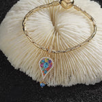 Chroma Balloon Tarnish-resistant Silver Dangle Charms In 14K Gold Plated