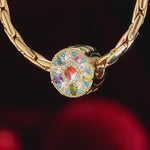 Enchanted Snowflake Tarnish-resistant Silver Charms In 14K Gold Plated