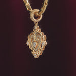 The Queen Tarnish-resistant Silver Dangle Charms In 14K Gold Plated