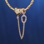 Resilient Heart Tarnish-resistant Silver Dangle Charms In 14K Gold Plated