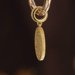 Sparkling Swan Round Tarnish-resistant Silver Dangle Charms In 14K Gold Plated