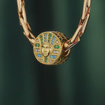 Divine Protectors Tarnish-resistant Silver Charms In 14K Gold Plated