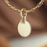 Customizable Engraving Pages of Love Tarnish-resistant Silver Dangle Charms In 14K Gold Plated