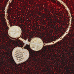 Sterling Silver All Year Round Charms Bracelet Set In 14K Gold Plated