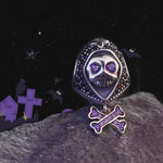 Sterling Silver Mysterious Wizard Charms In Blackened 925 Sterling silver Plated