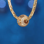 Winter's Flourish Tarnish-resistant Silver Charms In 14K Gold Plated